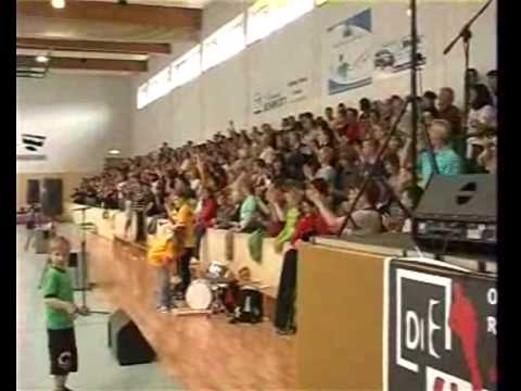 DIE UNKOMPLIZIERTEN - "LRC Hymne" Livemittschnitt - 26.4.2008 in der Oschatzer Rosenthalsporthalle