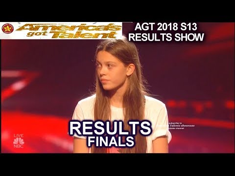 Results Top 5 Michael Ketterer Courtney Hadwin Vicki  Samuel Finale America's Got Talent 2018 AGT