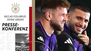 🎙️ PK der Nationalmannschaft mit Niclas Füllkrug & Deniz Undav