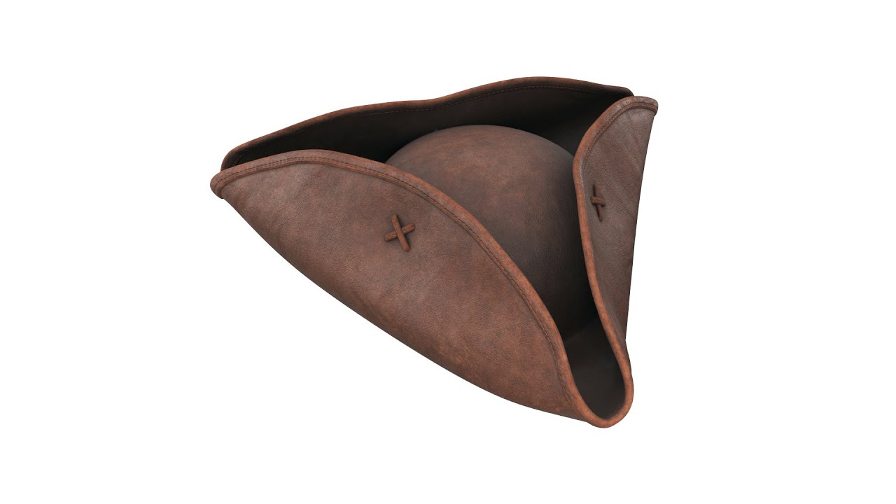 Chap&eacute;u de pirata Modelo 3D