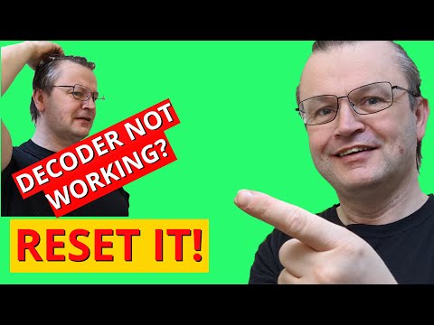 Do this to reset your DCC decoder