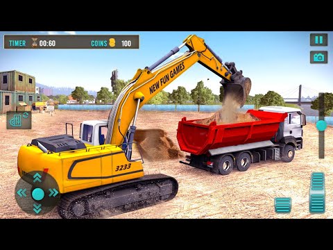 City Road Builder Highway Construction - Excavator Loading Simulator 3D - Android GamePlay