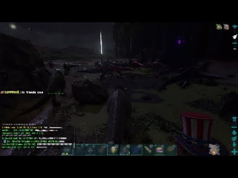 Ark Official PvP Ps4 | One Of The Biggest Giga Fight Ever 30 vs 25 !!! | Wiping SC TP On 294