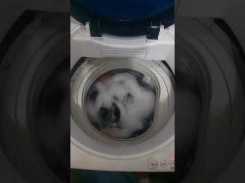Basic Machine Wash with Sharp ES U75GP BL (Part 2) - Course Jeans