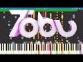 IMPOSSIBLE REMIX Candyland Tobu Piano Cover Rolling Sky