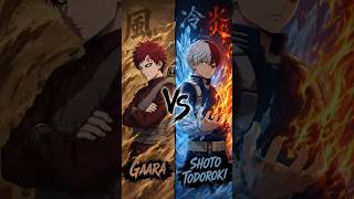 GAARA VS SHOTO TODOROKI batalha mortal !