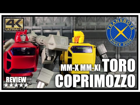 X-Transbots MM-X MM-XI TORO & COPRIMOZZO Transformers Masterpiece Cliffjumper & Hubcap