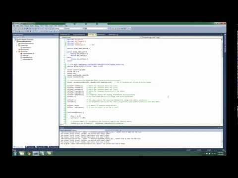 Tutorial 13 - Matrix Code in OpenGL (code)