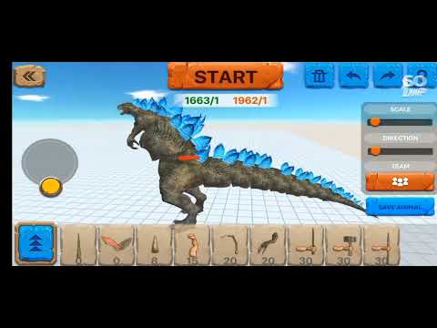 ghidorah vs Godzilla on arbs mobile