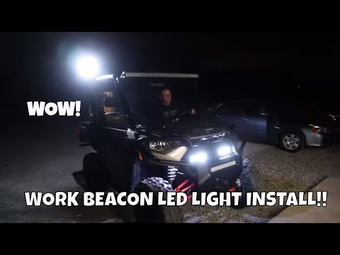 Polaris Ranger XP 1000 LED Light Install!!