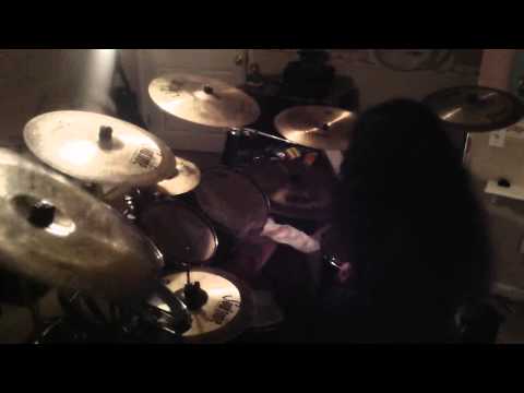 Job for a Cowboy - Bearing the Serpent's Lamb drums (Pearl Masters MCX kit) (HD)