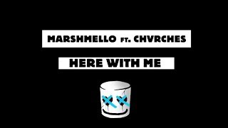 Kadr z teledysku Here With Me tekst piosenki Marshmello