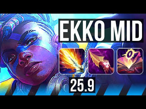 EKKO vs CASSIOPEIA (MID) | 11/2/7 | NA Master | 25.9