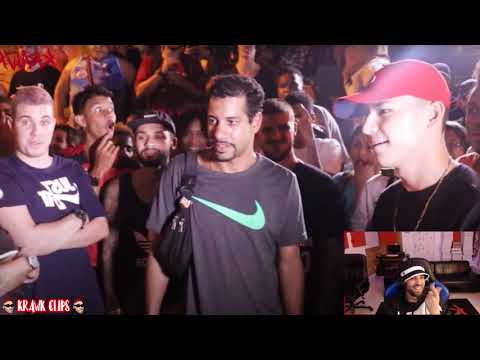 KRAWK REAGINDO A BATALHA APOLO x NABRISA - BATALHA DO COLISEU