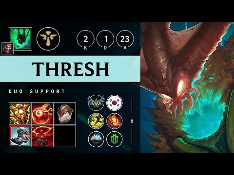 Thresh Support vs Rell - KR Challenger Patch 25.15
