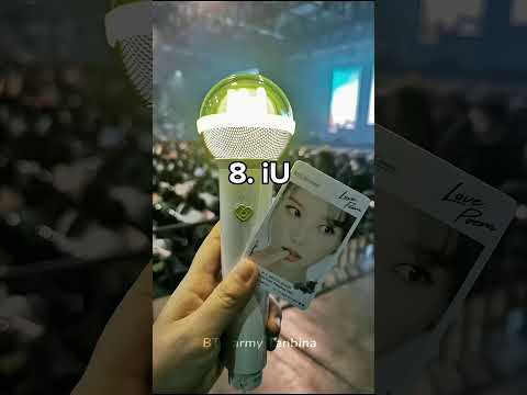 Top 10 most beautiful kpop lightstick 💜 #shorts #kpop #btsshorts