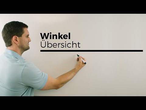 Winkel, Übersicht, Vektorgeometrie, Formeln | Mathe by Daniel Jung