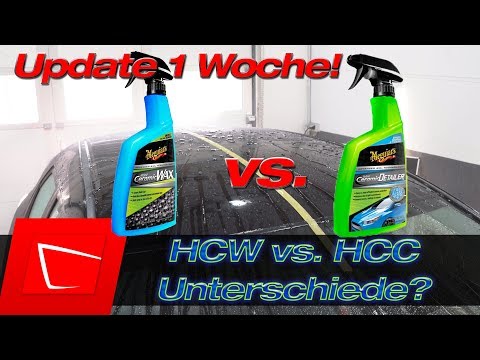 Meguiars Hybrid Ceramic Wax vs. Hybrid Ceramic Detailer - Update 1 week later Differences?