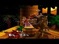 Super Smash Bros Melee GCN Special Request 132 Bowser VS Zelda Koopa Claw Only