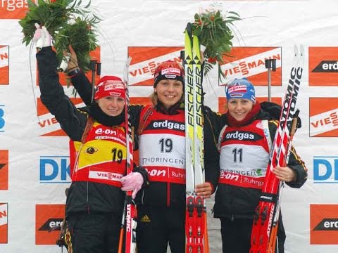 Sprint Oberhof 2007 - 1. Weltcupsieg von Magdalena Neuner