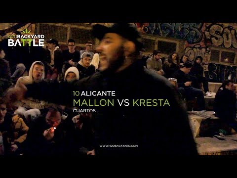 MALLON vs KRESTA. Cuartos Alicante. 420 Backyard Battle 2018