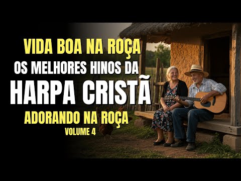 Hinos Antigos da Harpa Cristã – Louvor na Roça com Letra e Legenda (Vol. 4)