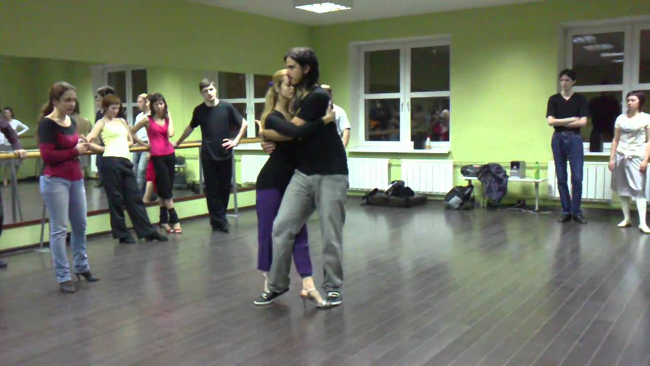 Pedro Farias y Julieta Falivene. Lesson 2 gancho. White tango Festival in Moscow 2010