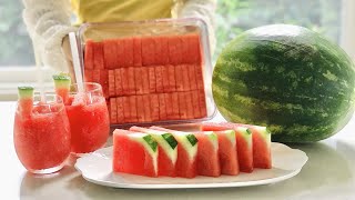 15 Kitchen Tips and Tricks | Cut watermelon neatly | When you're tired and struggling.