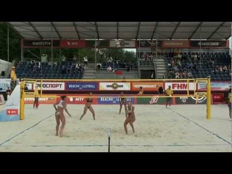 CEV Cup Moscow 2012 Semifinal 23.06.2012 18:35 Graessli-Goricanec SUI Vasina-Vozakova RUS