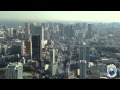 Япония. Вид на Токио с высоты 250 метров 