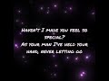 Just In Case Jaheim Lyric Video