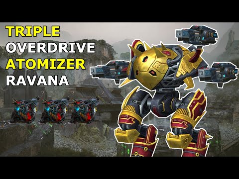 Triple Overdrive Atomizer Ravana. War Robots.