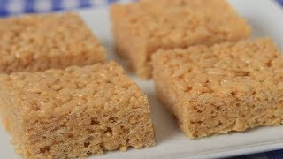 Peanut Butter Rice Krispies Treats Recipe Demonstration – Joyofbaking.com