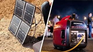 Solar Panel Vs Generator For Camping