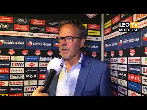 Reactie Henk de Jong na afloop van SC Cambuur - Helmond Sport (5-1)