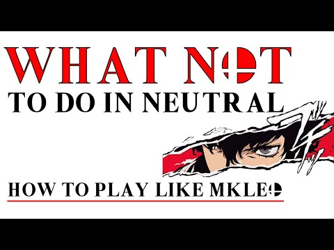 How to think like a PRO - What NOT to do in Neutral. || Play like MKLEO in Smash Bros Ultimate ||