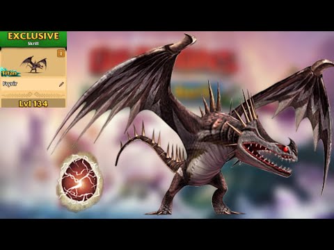 Fryrir Max Level 134 Titan Mode - New Exclusive Skrill - Dragons:Rise of Berk