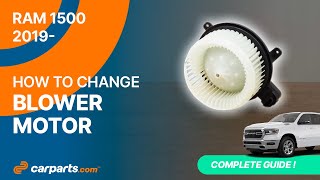 How to replace the Blower Motor 2019 - 2025 RAM 1500 💨