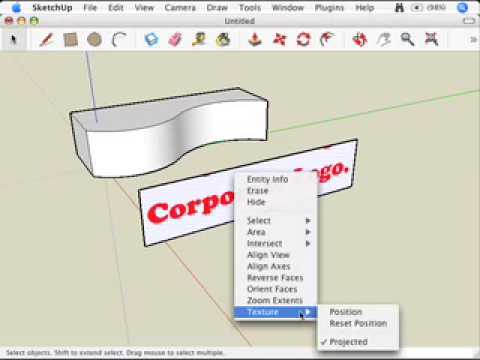 comment appliquer une texture sur sketchup