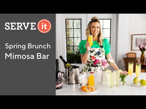 Mimosa Bar | Spring Brunch Recipe | Serve It