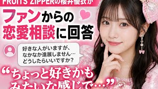 FRUITS ZIPPERの櫻井優衣がファンからの恋愛相談に回答「ちょっと好きかもみたいな感じで…」