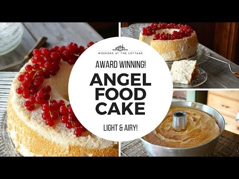 The best ANGEL FOOD CAKE recipe!