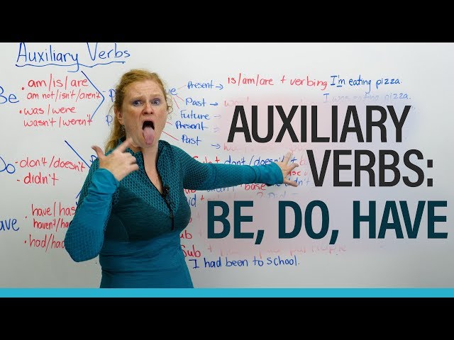 İngilizce'de auxiliary verb Video Telaffuz