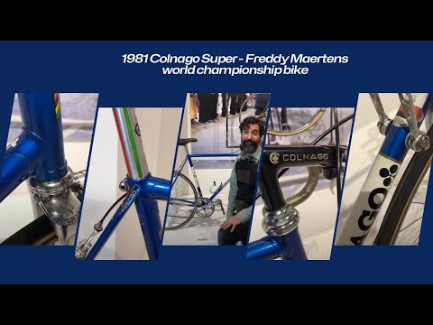 1981 Colnago Super - Freddy Maertens world championship bike