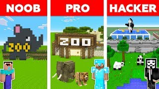Download lagu Minecraft Battle: NOOB vs PRO vs HACKER: ZOO TYCOON in Minecraft / Animation mp3