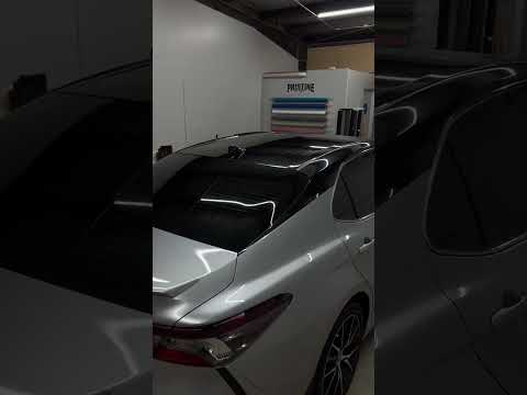 Is this pristine enough for you?! Camry roof and pillar wrapped in gloss black !
