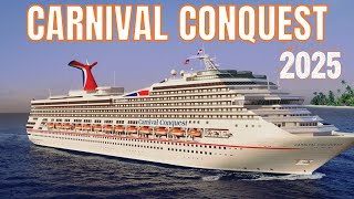 🛳️ Carnival Conquest Cruise Ship Tour 2025 | Full Ship Walkthrough, Review & Cruise Tips