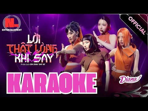 [KARAOKE] LỜI THẬT LÒNG KHI SAY - Miu Lê, Bích Phương, Juky San, Quỳnh Anh Shyn | EXSH