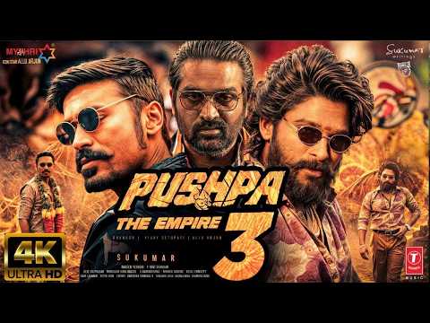 Pushpa 3: The Rampage - Hindi Movie | Allu Arjun | Vijay Devarkonda | Rashmika M | Sukumar New Movie