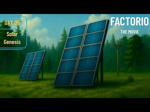 Factorio: The Movie | Day 05 - Solar Genesis